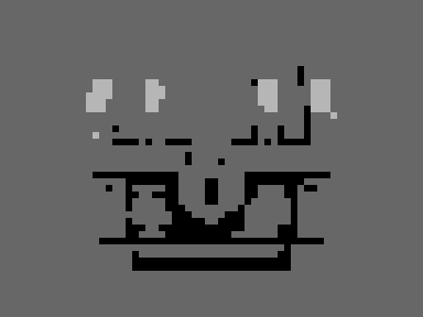 Treasure chest converted with the Grayscale palette at 64 columns